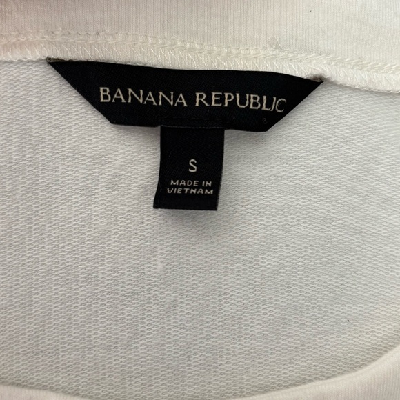 Banana Republic Womens Relaxed Fit Crewneck Long Sleeve Top Size Small Soft - Picture 3 of 4